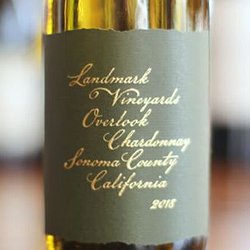 2017 Landmark Vineyards Overlook Chardonnay Half Bottle