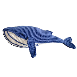 Crochet Whale - Dark Blue